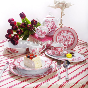 47pcs Porcelain Dinner Set